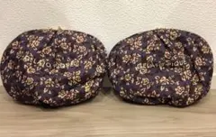 未使用品！ジェラートピケ 花柄ポーチ 2個セット