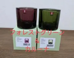 廃盤品＊イッタラ KIVI キャンドルホルダー〚フォレストグリーン＆カルーナ〛 iittala (イッタラ）Kivi(キビ) キャンドルホルダー フォレスト