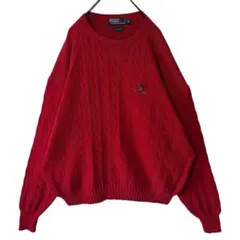 【POLO BY RALPHLAUREN】ケーブルニット セーター XXL