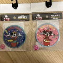 Disney MICKEY 90周年 ワッペン 2枚セット