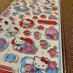 公式ライセンス正規品　ハローキティ立体シール　サンリオ　硬いシール