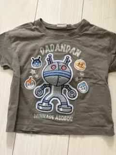 アンパンマン だだんだん 半袖Tシャツ グレー90cmのサムネイル