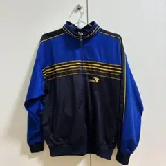 希少 90s JAKOヤコ 刺繍ロゴ トラックジャケット ジャージ 古着
