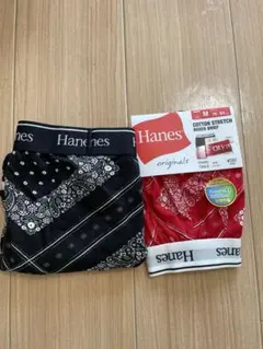 Hanes コットンストレッチ ボクサーブリーフ M LL 下着