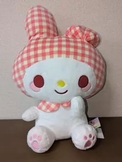 [Sanrio]マイメロ スーパーギガジャンボ チェックスタイルぬいぐるみ