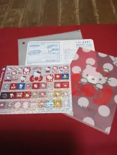 【激レア！希少】ハローキティティンクルキラキラシール＆ファイルセット