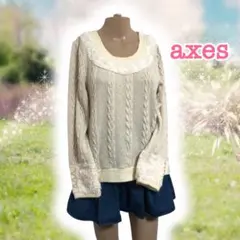 セな様 フェアリーコア フェアリーグランジ コケットコアaxes姫系 編みニット