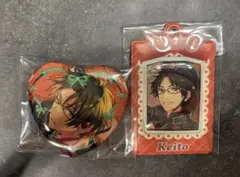 あんスタ ラメキラハート缶バッジ＆ミニカードホルダー 蓮巳敬人