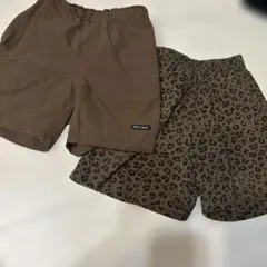 プティマイン　短パン　ヒョウ柄短パン