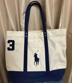 ポロ ラルフローレン キャンバス トートバッグ