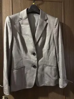 J.PRESS オンワード樫山　綿混チャコールグレー テーラードジャケット9号