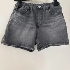 UNIQLO ユニクロ　グレー デニムショートパンツ 140cm