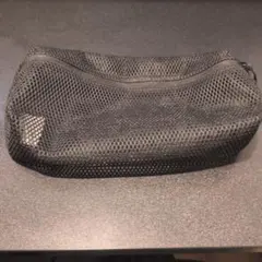 無印良品 立体メッシュケース黒　Ｍ　約２５×１２．５×５ｃｍ