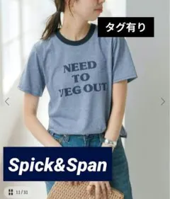 【新品未使用】Spick&Span リンガーロゴTシャツのサムネイル