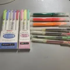 ZEBRA MILDLINER マーカー 5色+3色セット その他セット
