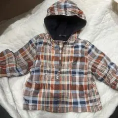 baby GAP チェック柄 フード付きジャケット 80のサムネイル