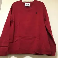 COMME CA ONIGIRIニット　セーター赤L