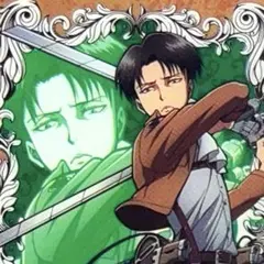 進撃の巨人　リヴァイ　カード