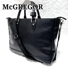 McGREGOR マックレガー レザー ビジネスバッグ 2way A4 黒のサムネイル