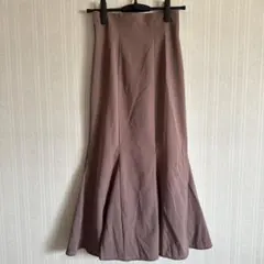 【GRAIL／グレイル】ロングスカート　フレア　マーメイド　無地　Ｍサイズ
