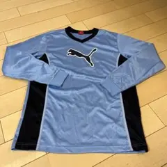 【匿名配送＆送料込み】Puma 長袖シャツ（サッカーウェア）ライトブルー