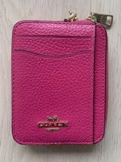 COACH ピンク レザー コインケース　キーケース　パスケース