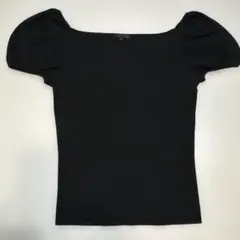 FRAGILE ブラック パフスリーブ ニット 38 三陽商会