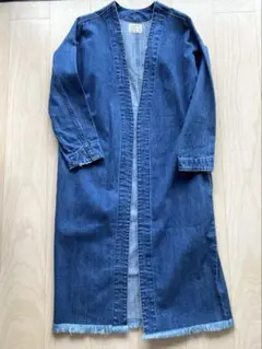 【美品】ロンハーマン × Wrangler デニム ロングコート ガウンコートのサムネイル