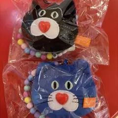 mojojojo ビーズチェーン付き フェイスマスコット2 ねこ 2種セット