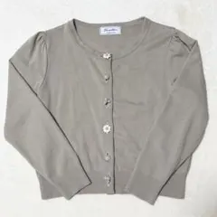 Vaniller ベージュ ビジューカーディガン