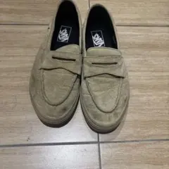 Vans スエード ベージュ スリッポン