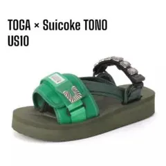 未使用 TOGA × SUICOKE TONO 26cm サンダル オリーブ 新品未使用TOGA × SUICOKE サンダル TONO カーキ グリーン 楽天