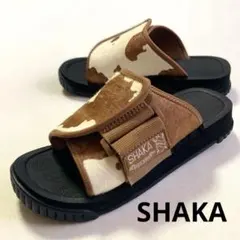 美品✨SHAKA シャカ X-PACKER COWHAIR カウ柄サンダル 24のサムネイル