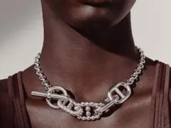 最新作⭐︎HERMES エルメス シェーヌダンクル アレアII ネックレスPM42