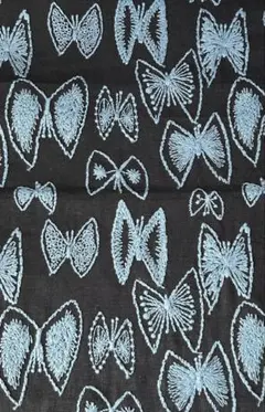 ミナペルホネンsky flower ダークネイビー　23cmx31cm