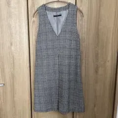 CHILD WOMAN チェック柄ワンピース