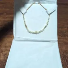 Dior パール ネックレス 星型チャーム付き