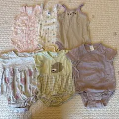 ロンパース　肌着　夏服　80まとめ売り