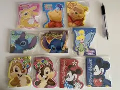 ディズニー ダイカットメモ帳 10冊セット