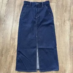 GU デニムスカート 裏フリース 裏起毛 Sサイズ