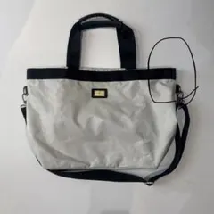 MARK&LONA トートバッグ ボストンバッグ　中古 傷汚れあり　ホワイトカモのサムネイル