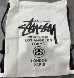 早い者勝ち　Stussy ナップサック ホワイトのサムネイル