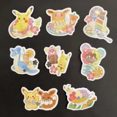 ポケモン　アソートシール　8枚