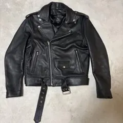 RH ダブルライダースジャケット 38 ブラック