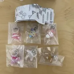 【匿名配送】サンリオ ゆるっとめじるしアクセサリー　全6種　コンプリートセット