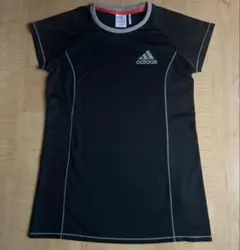adidas スポーツウェア　サイズＬ　着丈長め　アディダス　黒