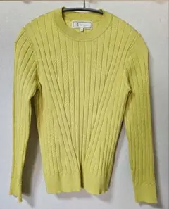 【ロペピクニック】薄手ニット／春／38サイズ／黄緑