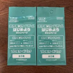 ポケモンカードゲームはじめようキャンペーン　プロモカードパック2個　未開封