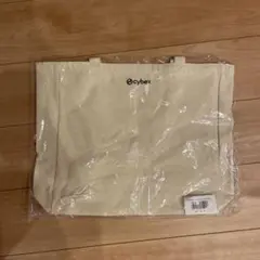 cybex ベージュ キャンバスエコバッグ