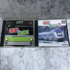 PS1 電車でGO！＋電車でGO！2 プレミアムパック版 2本セット 動作確認済